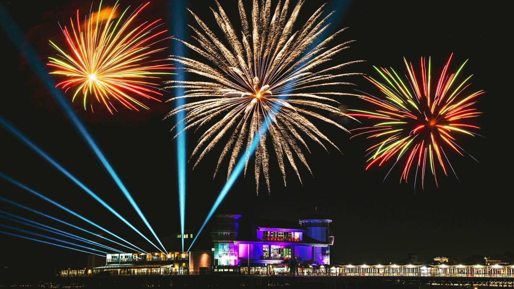 Fireworks at Sea The Grand Pier